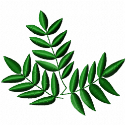 Flowers And Tree Embroidery Design 5